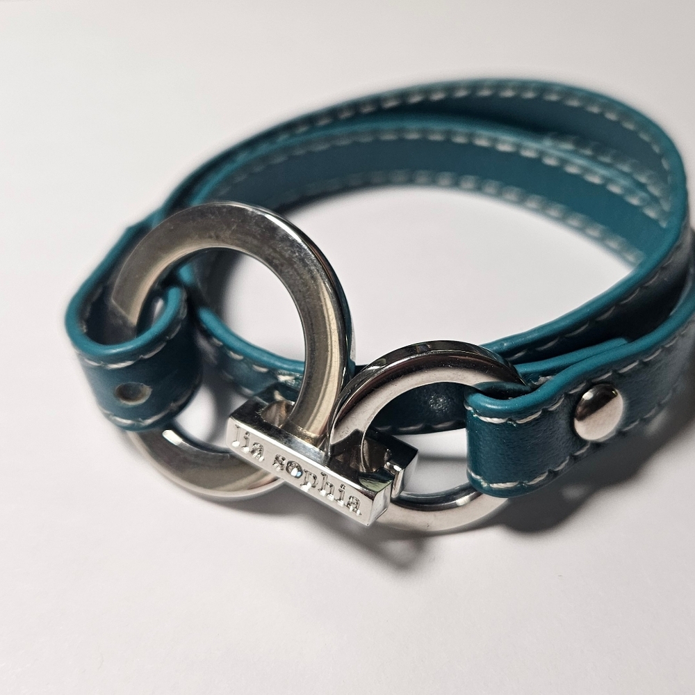 Teal Lia Sophia Wrap Bracelet